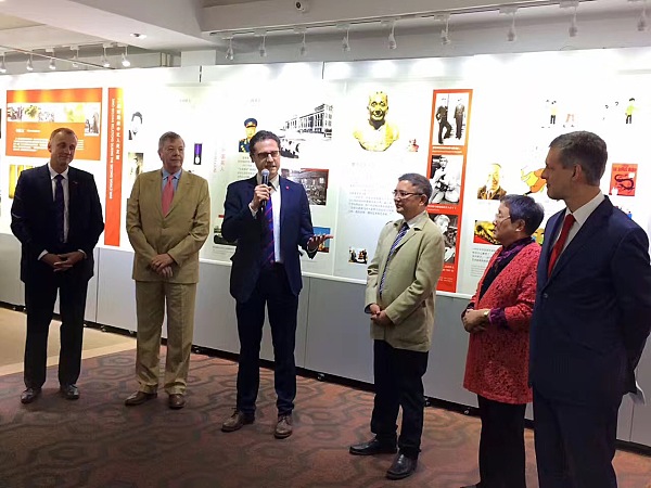 European Chamber Tianjin Chapter Chairman Addresses the China-Belgium 120 Years of Shared History Exhibition Opening Ceremony